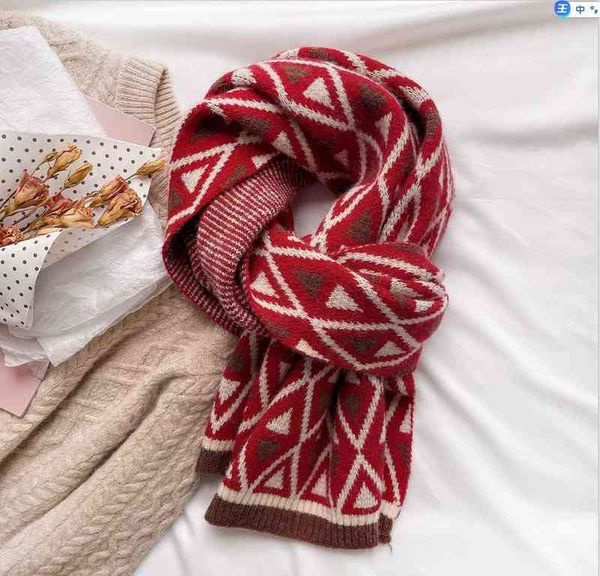 scarves christmas british campus style diamond lattice small frh double-sided two-color wool knitted student men's and women's sca, Blue;gray
scarves christmas british campus style diamond lattice small frh double-sided two-color wool knitted student men's and women's sca, Blue;gray
