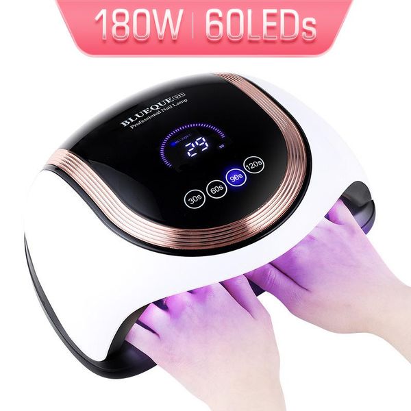 nail dryers uv led lamp 180w 60leds dryer 4 timer manicure machine for curing all gel nails polish with touch switch
nail dryers uv led lamp 180w 60leds dryer 4 timer manicure machine for curing all gel nails polish with touch switch