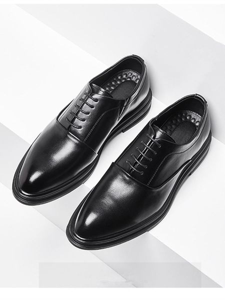 mens formal dress oxfords shoes spring autumn lace-up round toe classic elegant business office wedding groom gentleman, Black
mens formal dress oxfords shoes spring autumn lace-up round toe classic elegant business office wedding groom gentleman, Black