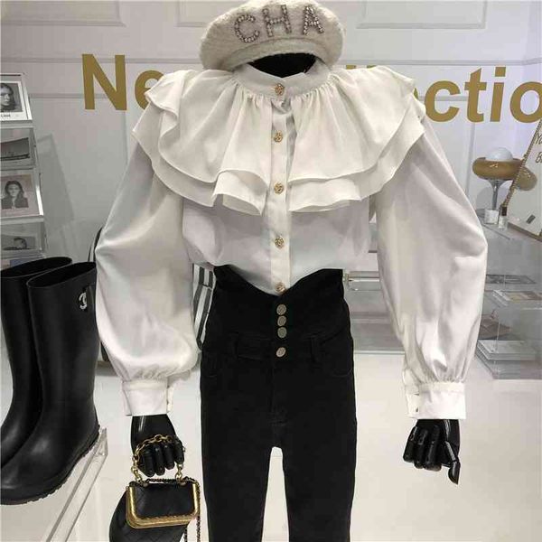 sweaters upper spring temperature 2021 female niche red fashion plied lamination shirt design, White;black
sweaters upper spring temperature 2021 female niche red fashion plied lamination shirt design, White;black