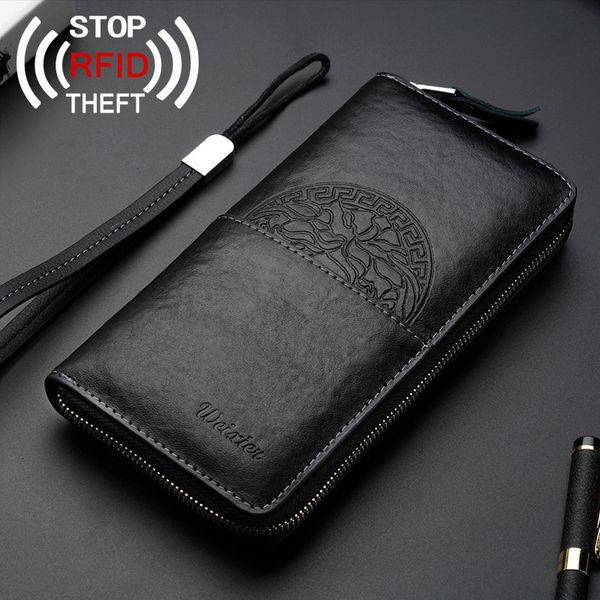 hand bag weixier anti theft brush handbag men's multifunctional wallet rfid leather, Red;black
hand bag weixier anti theft brush handbag men's multifunctional wallet rfid leather, Red;black