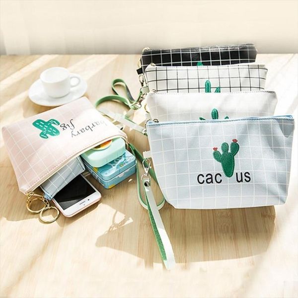 travel cosmetic bag cartoon cactus makeup case women zipper hand holding make up organizer storage pouch toiletry wash bags
travel cosmetic bag cartoon cactus makeup case women zipper hand holding make up organizer storage pouch toiletry wash bags