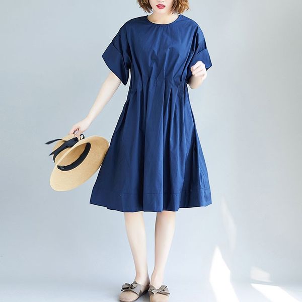 women cotton casual dress new arrival summer korean simple style solid color loose female knee-length a-line dresses s3705 210412, Black;gray
women cotton casual dress new arrival summer korean simple style solid color loose female knee-length a-line dresses s3705 210412, Black;gray