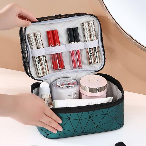 multifunctional cosmetic bag female profession make up case storage box suitcase for women zipper pouch toiletry bags
multifunctional cosmetic bag female profession make up case storage box suitcase for women zipper pouch toiletry bags