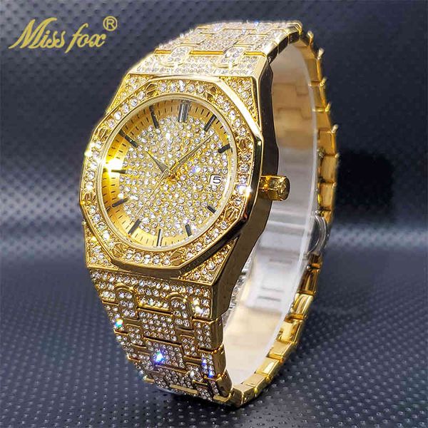 relógio masculino missfox ice out men's watches luxury original classic full diamond quartz watch waterproof clock dropshipping, Slivery;brown
relógio masculino missfox ice out men's watches luxury original classic full diamond quartz watch waterproof clock dropshipping, Slivery;brown