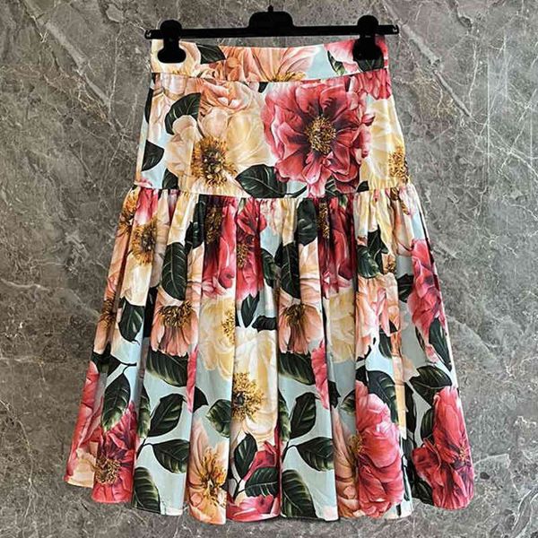 skirt spring summer 2021100% female cotton red camelliaa flower print all-match mid-length skirt, Black
skirt spring summer 2021100% female cotton red camelliaa flower print all-match mid-length skirt, Black