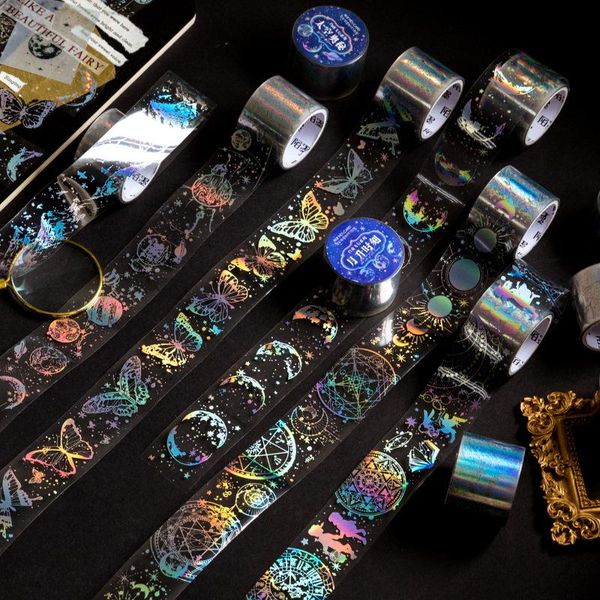 gift wrap foil silver star laser magic array dream pet tape adhesive transparent stickers for diy handbook scrapbooking decorations
gift wrap foil silver star laser magic array dream pet tape adhesive transparent stickers for diy handbook scrapbooking decorations
