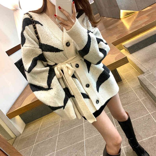 women's jackets colorfaith autumn winter sweaters thicken elegant cardigans oversized striped vintage lace up knitwear swc3337 mgcw, Black;brown
women's jackets colorfaith autumn winter sweaters thicken elegant cardigans oversized striped vintage lace up knitwear swc3337 mgcw, Black;brown