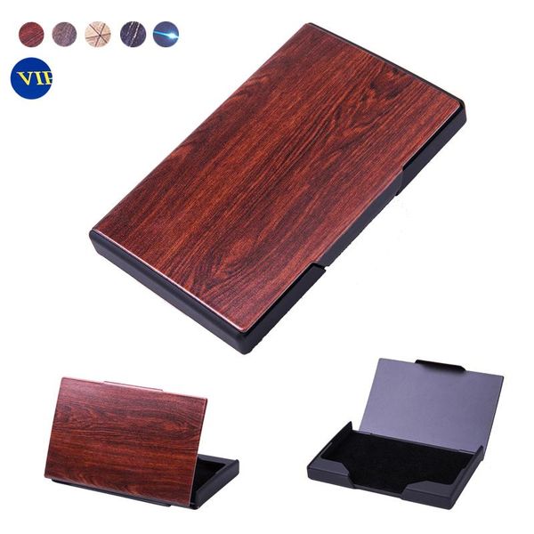 card holders men business case black titanium stainless steel creative metal box women color picture holder, Brown;gray
card holders men business case black titanium stainless steel creative metal box women color picture holder, Brown;gray