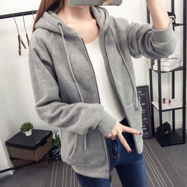 women's hoodies & sweatshirts plush and thickened hooded student oversized zipper coat in autumn winter 2021 harajuku, Black
women's hoodies & sweatshirts plush and thickened hooded student oversized zipper coat in autumn winter 2021 harajuku, Black