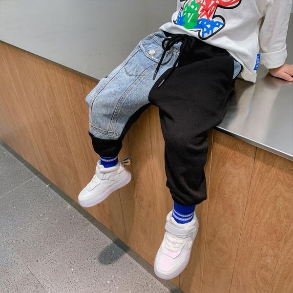 trousers kid harem jeans patchwork pants for boy loose full children casual autumn cotton pant 2 to 12 years, Blue
trousers kid harem jeans patchwork pants for boy loose full children casual autumn cotton pant 2 to 12 years, Blue