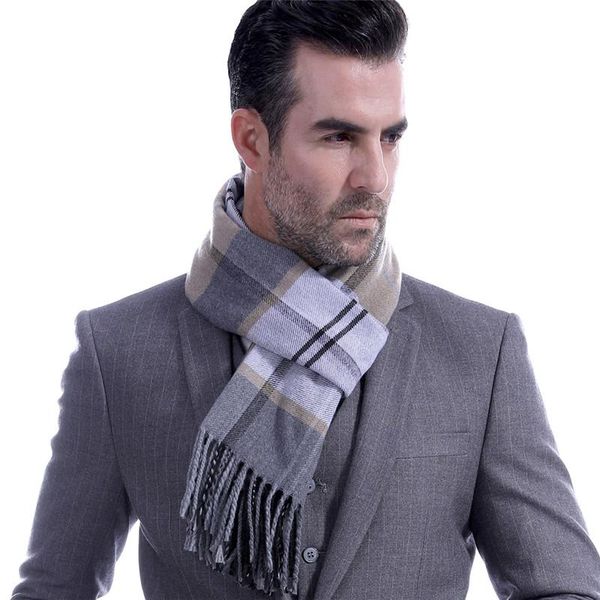 scarves 190*30cm classic plaid men's scarf business warm winter pashmina for man long tassels cashmere bufanda hombre, Blue;gray
scarves 190*30cm classic plaid men's scarf business warm winter pashmina for man long tassels cashmere bufanda hombre, Blue;gray