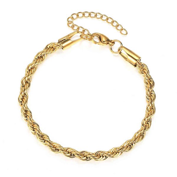 2-5mm twisted rope chain bracelets for women men stainless steel bangle on hand leg trendy wrist jewelry length adjustable kbb13, Golden;silver
2-5mm twisted rope chain bracelets for women men stainless steel bangle on hand leg trendy wrist jewelry length adjustable kbb13, Golden;silver