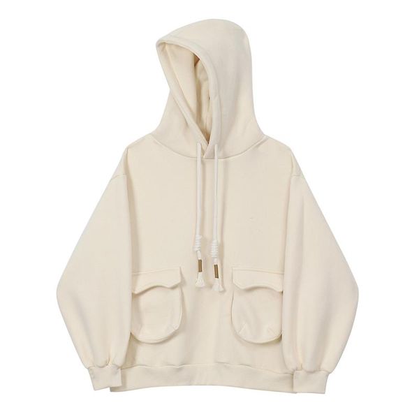 women's hoodies & sweatshirts hoodie solid color long sleeve women korean oversized 2021 autumn casual pockets sweatshirt female large, Black
women's hoodies & sweatshirts hoodie solid color long sleeve women korean oversized 2021 autumn casual pockets sweatshirt female large, Black