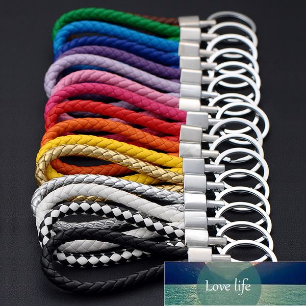 fashion handmade leather rope woven keychain metal key rings key chains men or women holder key cover auto keyring gifts, Silver
fashion handmade leather rope woven keychain metal key rings key chains men or women holder key cover auto keyring gifts, Silver