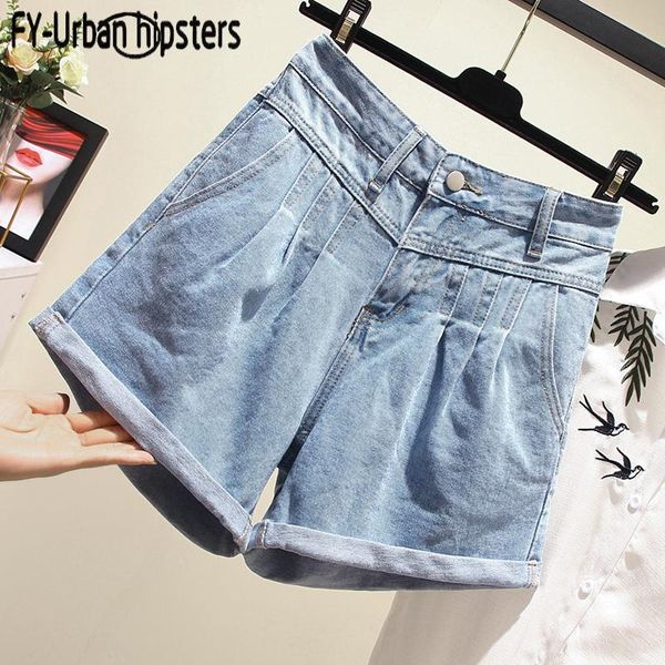 women's shorts blue summer denim for woman slim casual plus size women high waist jeans flanged wide leg sexy, White;black
women's shorts blue summer denim for woman slim casual plus size women high waist jeans flanged wide leg sexy, White;black