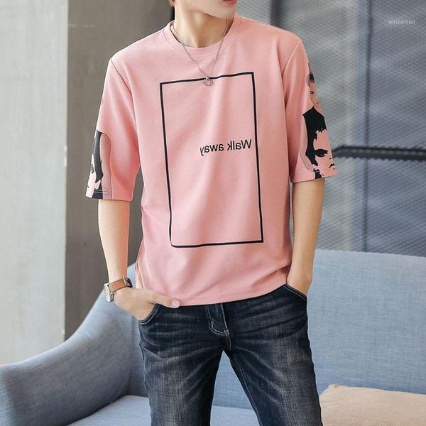 summer t-shirt korean style short-sleeved men t shirts for punk shirt mens graphic tee custom men's t-shirts, White;black
summer t-shirt korean style short-sleeved men t shirts for punk shirt mens graphic tee custom men's t-shirts, White;black