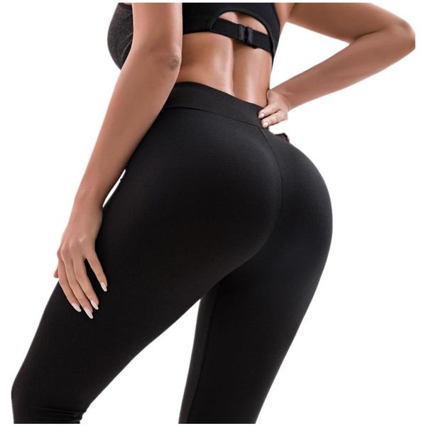 women's leggings high waist solid sport women milk silk stretchy fashion gym fitness thin leggins slim skinny workout push up pants, Black
women's leggings high waist solid sport women milk silk stretchy fashion gym fitness thin leggins slim skinny workout push up pants, Black