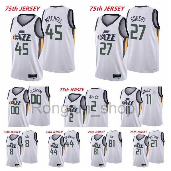 2021-22 75th anniversary diamond printed mens basketball donovan mitchell bojan bogdanovic joe ingles rudy gobert mike conley jr. clarkson, Black
2021-22 75th anniversary diamond printed mens basketball donovan mitchell bojan bogdanovic joe ingles rudy gobert mike conley jr. clarkson, Black