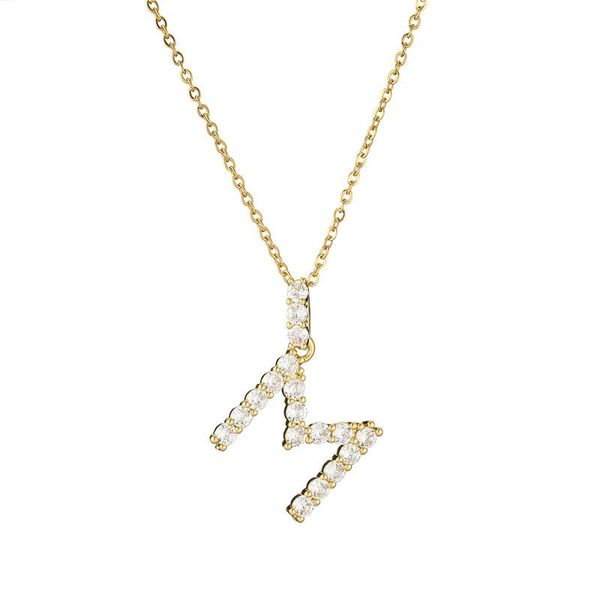 pendant necklaces luxury + cubic zirconia initial letter necklace for women gold color geometric a-z alphabet wedding jewelry, Silver
pendant necklaces luxury + cubic zirconia initial letter necklace for women gold color geometric a-z alphabet wedding jewelry, Silver