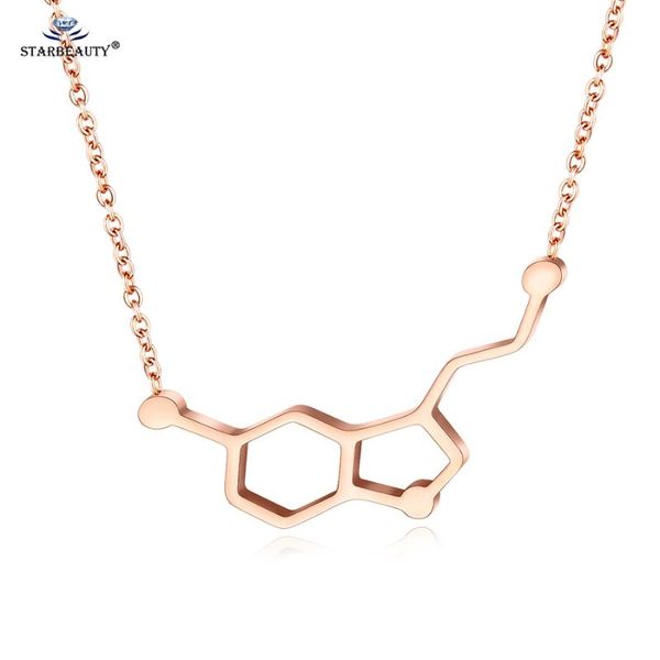 Starbeauty Dopamine Molecular Titanium Steel Necklace Women Clavicle Chain Pendant Necklaces Rose Gold Color Jewelry Chokers, Golden;silver
Starbeauty Dopamine Molecular Titanium Steel Necklace Women Clavicle Chain Pendant Necklaces Rose Gold Color Jewelry Chokers, Golden;silver