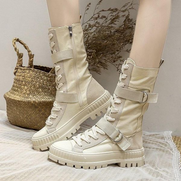 boots women nakle canvas round toe mid heel for woman 2021 fashion platform lace up shoes size 35-40 gothic, Black
boots women nakle canvas round toe mid heel for woman 2021 fashion platform lace up shoes size 35-40 gothic, Black