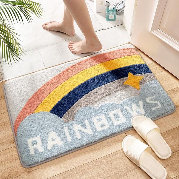 thickened flocking home door mat carpet bathroom water-absorbing non-slip bedroom foot rocket planet pattern bath mats
thickened flocking home door mat carpet bathroom water-absorbing non-slip bedroom foot rocket planet pattern bath mats
