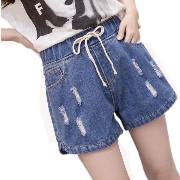 big size s-7xl women denim shorts 2021 spring and summer female high waist jeans women's, White;black
big size s-7xl women denim shorts 2021 spring and summer female high waist jeans women's, White;black