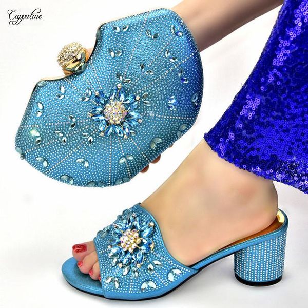 dress shoes sky blue ladies and bag set african women high heels summer slippers sandals with purse handbag party pumps 928-7 7.5cm, Black
dress shoes sky blue ladies and bag set african women high heels summer slippers sandals with purse handbag party pumps 928-7 7.5cm, Black