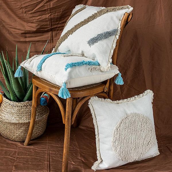 cushion/decorative pillow cotton thread woven tassel pillowcase modern simple office chair cushion cover cojines decorativos para sofa
cushion/decorative pillow cotton thread woven tassel pillowcase modern simple office chair cushion cover cojines decorativos para sofa