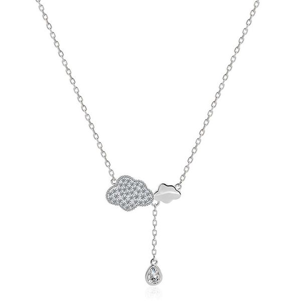creative cloud rain drop necklace women simple sequin necklaces pendant tassel chain gift, Silver
creative cloud rain drop necklace women simple sequin necklaces pendant tassel chain gift, Silver