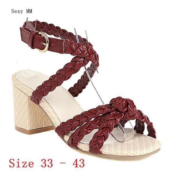 women high heel sandals ankle strap shoes woman heels gladiator pumps small plus size 33 - 40 41 42 43, Black
women high heel sandals ankle strap shoes woman heels gladiator pumps small plus size 33 - 40 41 42 43, Black