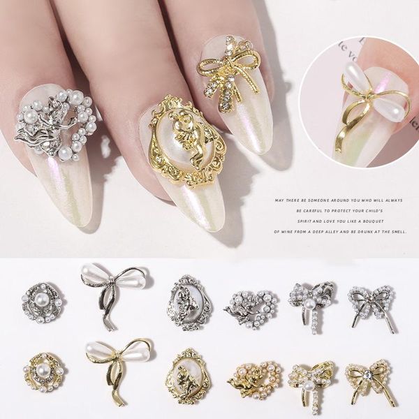 nail art decorations 20 pcs/lot 3d zircon pearl bowknot alloy diy rhinestone jewelry accessories wholesale drop, Silver;gold
nail art decorations 20 pcs/lot 3d zircon pearl bowknot alloy diy rhinestone jewelry accessories wholesale drop, Silver;gold