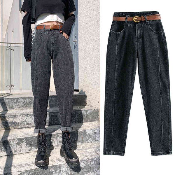 zhisilao straight harem jeans women with belt streetwear high waist denim pants stretch retro boyfriend plus size, Blue
zhisilao straight harem jeans women with belt streetwear high waist denim pants stretch retro boyfriend plus size, Blue