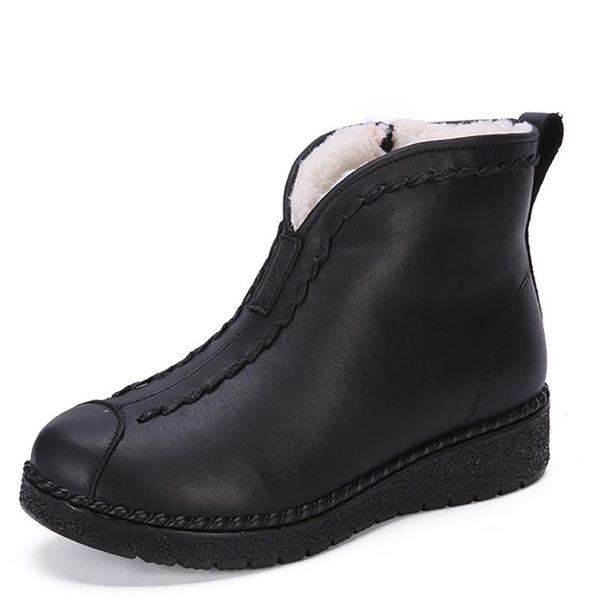 boots 2021 winter korean version plus velvet warm snow female short tube cotton zipper mom shoe, Black
boots 2021 winter korean version plus velvet warm snow female short tube cotton zipper mom shoe, Black