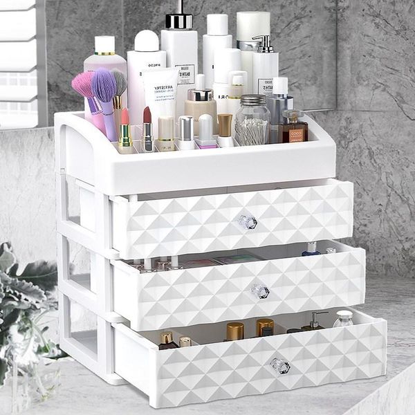 cosmetics storage box three layer drawer makeup jewelry organizer desklipstick nail oil container beauty cosmetic case boxes & bins
cosmetics storage box three layer drawer makeup jewelry organizer desklipstick nail oil container beauty cosmetic case boxes & bins