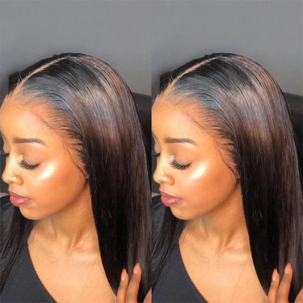 lace wigs brazilian straight front human hair for women pre plucked wig 180% frontal 4x4 closure remy, Black;brown
lace wigs brazilian straight front human hair for women pre plucked wig 180% frontal 4x4 closure remy, Black;brown