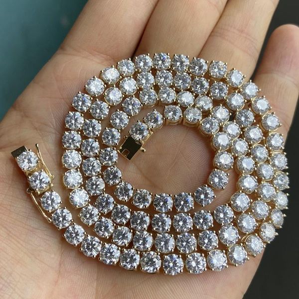 chains real 9k yellow gold 20 inches 5mm vvs round moissanite diamondtennis chain men hip hop necklace, Silver
chains real 9k yellow gold 20 inches 5mm vvs round moissanite diamondtennis chain men hip hop necklace, Silver