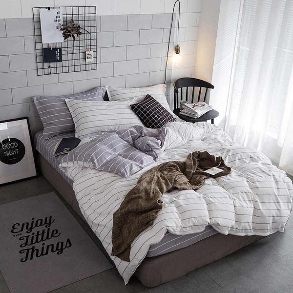 bedding sets 1 set duvet cover bedspread white brown stripes comforter double bed sheets linens king bedclothes
bedding sets 1 set duvet cover bedspread white brown stripes comforter double bed sheets linens king bedclothes