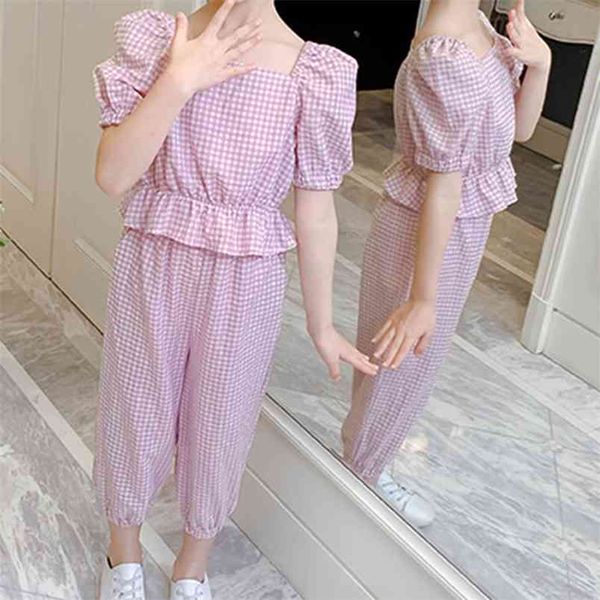 summer clothing sets kids clothes girls plaid trousers 2pcs girl set for children 3-7 years 210528, White
summer clothing sets kids clothes girls plaid trousers 2pcs girl set for children 3-7 years 210528, White