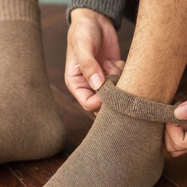 klrs autumn and winter terry thickened warm warm and comfortable men's business pure color simple cotton socks baopa midd men's, Black
klrs autumn and winter terry thickened warm warm and comfortable men's business pure color simple cotton socks baopa midd men's, Black