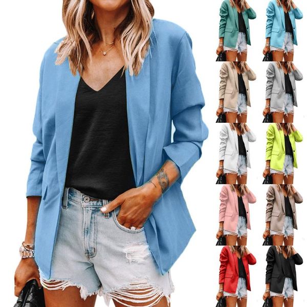 women's jackets casual open front cardigan long sleeve button work office jacket coat, Black;brown
women's jackets casual open front cardigan long sleeve button work office jacket coat, Black;brown