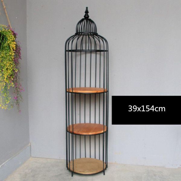 bird cages 1pcs european-style wrought iron cage rack living room flower stand display clothing store window decoration
bird cages 1pcs european-style wrought iron cage rack living room flower stand display clothing store window decoration