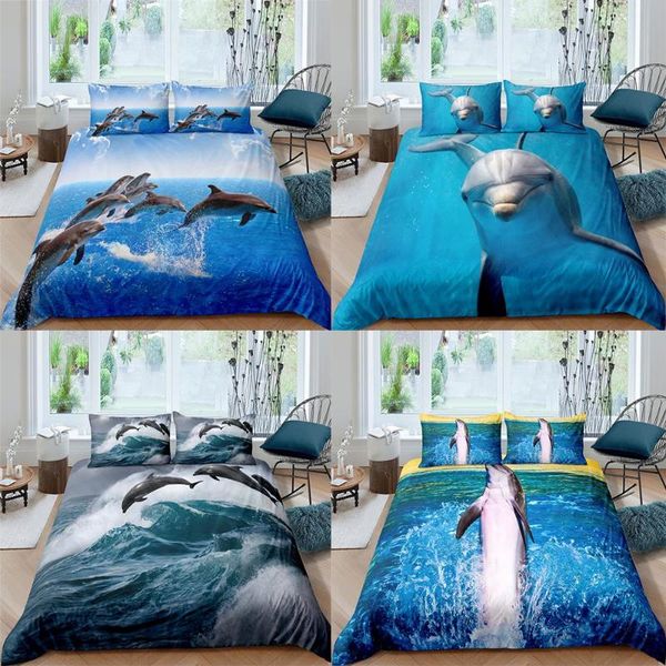 bedding sets 3d dolphin duvet quilt cover set bed linen pillowcase king single size vivid animal design
bedding sets 3d dolphin duvet quilt cover set bed linen pillowcase king single size vivid animal design