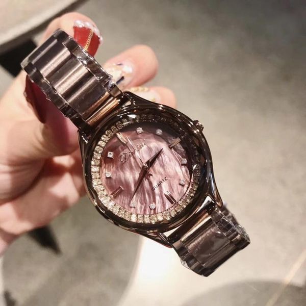 cool caramel women brand fashion watches luxury inner crystals dress wrist watch anti fading full steel bracelet shell wristwatches, Slivery;brown
cool caramel women brand fashion watches luxury inner crystals dress wrist watch anti fading full steel bracelet shell wristwatches, Slivery;brown