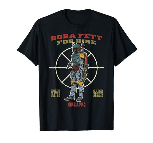 men's t-shirts boba fefor hire t-shirt, White;black
men's t-shirts boba fefor hire t-shirt, White;black