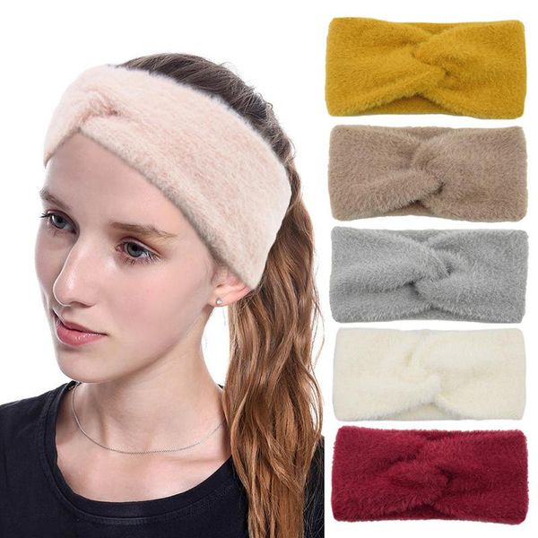 autumn winter faux wool headbands for women cross knotted warm elastic hair band ladies headwear accessories
autumn winter faux wool headbands for women cross knotted warm elastic hair band ladies headwear accessories