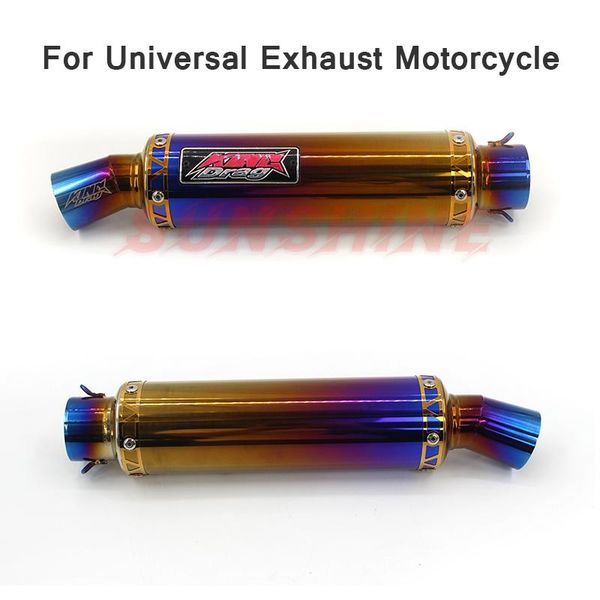 motorcycle exhaust system muffler universal pitbike escapes para silencieux moto motocross scooter 51mm for mt09 nmax 125 yzf 250 z800
motorcycle exhaust system muffler universal pitbike escapes para silencieux moto motocross scooter 51mm for mt09 nmax 125 yzf 250 z800