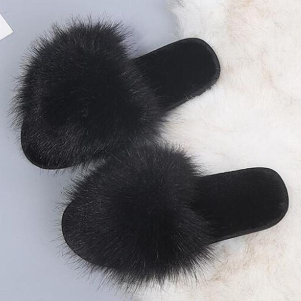 winter house women furry slippers warm faux fur flat bedroom ladies shoes slip-on indoor slides ll945, Black
winter house women furry slippers warm faux fur flat bedroom ladies shoes slip-on indoor slides ll945, Black
