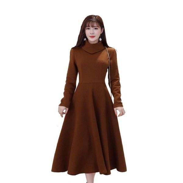 casual dresses autumn and winter women's thickening base dress long-sleeved slim slimming wild long section high collar fashion jq150, Black;gray
casual dresses autumn and winter women's thickening base dress long-sleeved slim slimming wild long section high collar fashion jq150, Black;gray